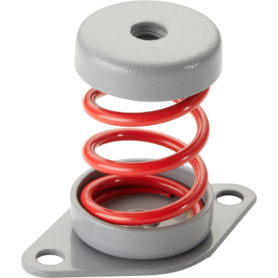 amortisseurs de sol avec resort