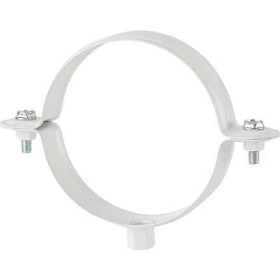 collier blanc pour les tuyaux de fummee